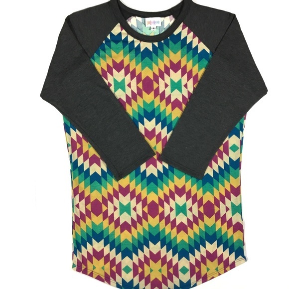 New With Tags! LuLaRoe Raglan Randy T Size Small - Picture 4 of 7